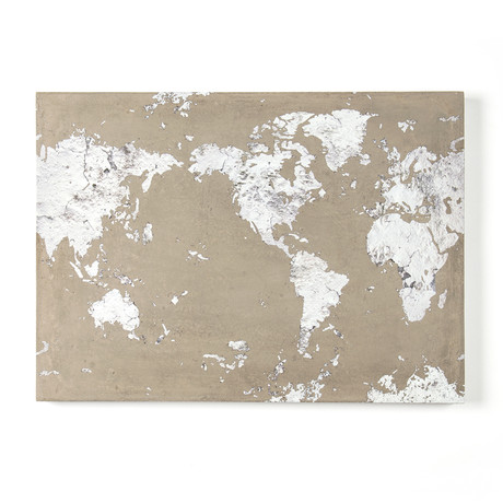 "World" // Concrete Plate // Limited Edition