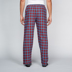 Ben Sherman // Flannel Lounge Pant // Red + Light Blue Check (S)