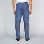 Cotton Lounge Pant // Blue Plaid (L)