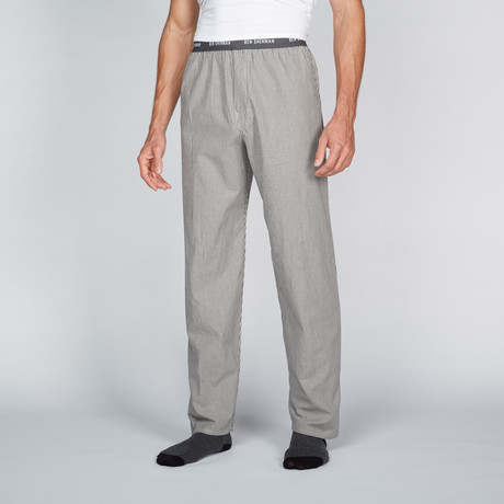 Ben Sherman // Cotton Lounge Pant // Grey Stripe (S)