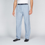 Cotton Lounge Pant // Blue Stripe (S)