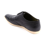 Base London // Shore Wingtip Sneaker // Black (Euro: 45)