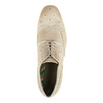 Base London // Shore Suede Wingtip Sneaker // Beige  (Euro: 45)