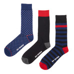 Dress Socks // Navy + Black // Pack of 3