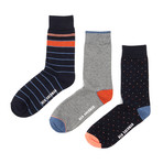 Dress Socks // Black + Heather // Pack of 3