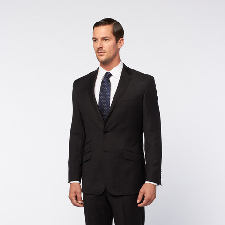 Notch Lapel Suit // Black (US: 38R)