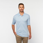 Skins Game // Bamboo Box Design Polo // Ice Blue (2XL)