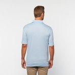 Skins Game // Bamboo Box Design Polo // Ice Blue (2XL)