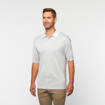 Skins Game // Bamboo Pin Dot Jacquard Polo // Silver Tangerine (XS)