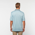 Skins Game // Bamboo Performance Color Block Polo // Haze (S)