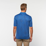 Skins Game // Bamboo Performance Diamond Jacquard Polo // Royal Blue (S)