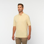 Skins Game // Pique Short-Sleeve Polo // Khaki (S)