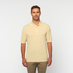 Skins Game // Pique Short-Sleeve Polo // Khaki (S)