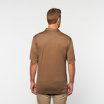 Skins Game // Shadow Stripe Short-Sleeve Polo // Bittersweet (S)