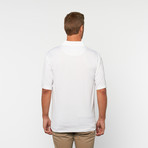 Skins Game // Mini Horizontal Ottoman Short-Sleeve Polo // White (S)