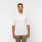 Skins Game // Mini Horizontal Ottoman Short-Sleeve Polo // White (S)