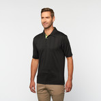 Skins Game // Bamboo Performance Blended Short-Sleeve Polo // Green Apple (L)