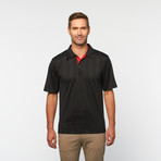 Skins Game // Bamboo Performance Blended Short-Sleeve Polo // Red (XL)