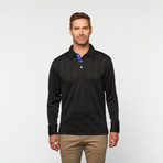 Skins Game // Bamboo Performance Blended Long-Sleeve Polo // Royal (M)