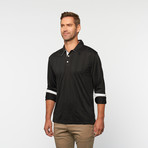 Skins Game // Bamboo Performance Blended Long-Sleeve Polo // White (S)