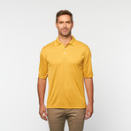 Skins Game // Bamboo Performance Pin Dot Jacquard // Gold (XS)