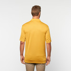 Skins Game // Bamboo Performance Pin Dot Jacquard // Gold (XS)