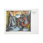 Femme Dessinant, Femme Assoupie