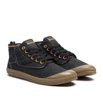 High Leap Canvas Sneaker // Black + Gum (US: 6)