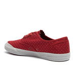 O.C. Canvas Low-Top Sneaker // Maroon + White (US: 9)