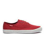 O.C. Canvas Low-Top Sneaker // Maroon + White (US: 9)