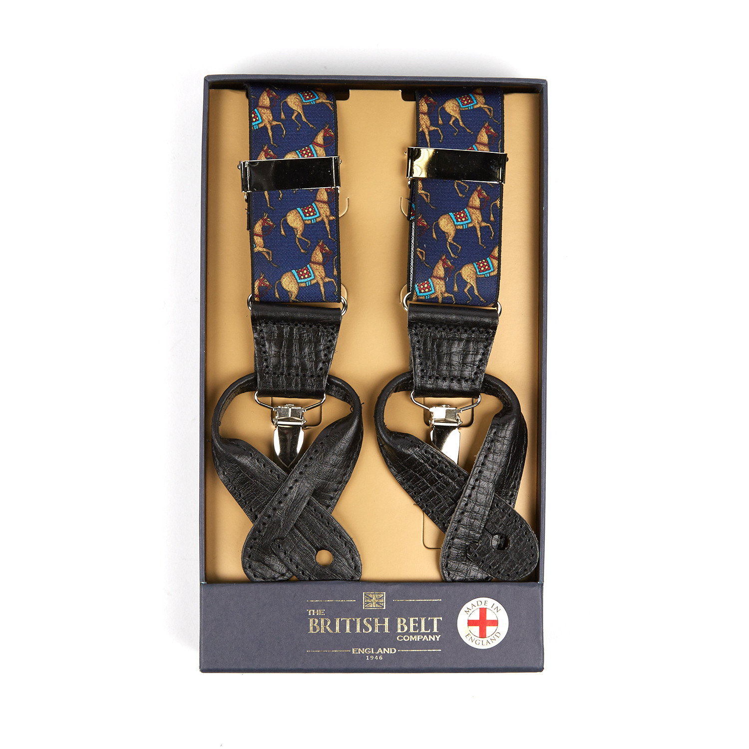 Constable Suspender // Navy (Navy) The British Belt Company Touch