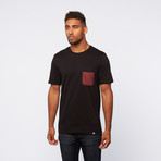 Contrast Pocket Tee // Black (XL)