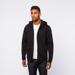 Zip-Up Hoodie // Black (S)