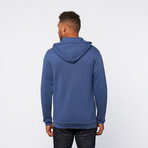 Visent // Zip-Up Hoodie // Blue (S)