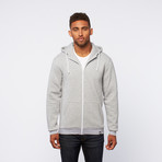 Visent // Zip-Up Hoodie // Grey (S)