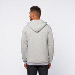 Visent // Zip-Up Hoodie // Grey (XL)