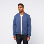 Zip-Up Sweatshirt // Blue (M)
