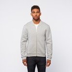 Zip-Up Sweatshirt // Grey (M)