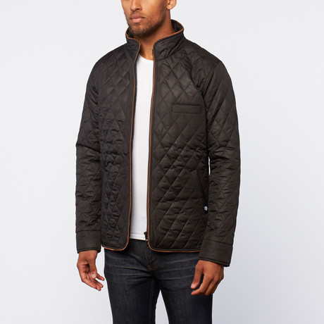Timeout // Quilted Jacket // Black (S)