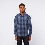 Button-Down // Black + Blue Check (2XL)