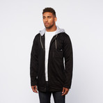 Hooded Jacket // Black (XL)