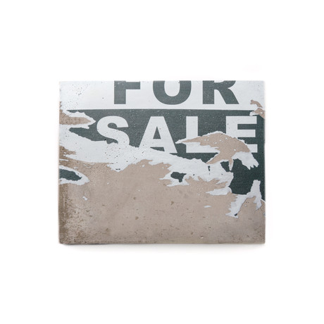 "For Sale" // Concrete Plate