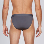 AnatoMAX Bikini Brief // Graphite (Small)