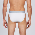 AnatoMAX Bikini Brief // White (Small)