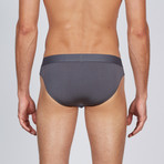 AnatoMAX Hipster Brief // Graphite (Small)