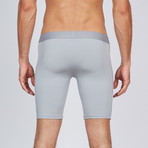 AnatoMAX Basics Boxer Brief 9 Inch Leg // Gray (Small)