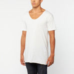 Round Neck Tee // White (S)