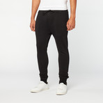 Zip Sweat Pant // Black (XS)