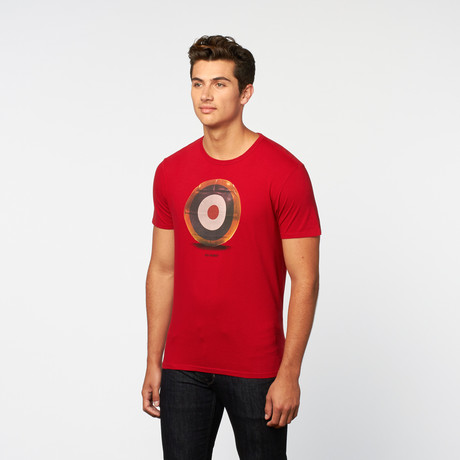 Target Football World Cup Tee // Dawn Red (S)