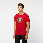 Target Football World Cup Tee // Dawn Red (L)